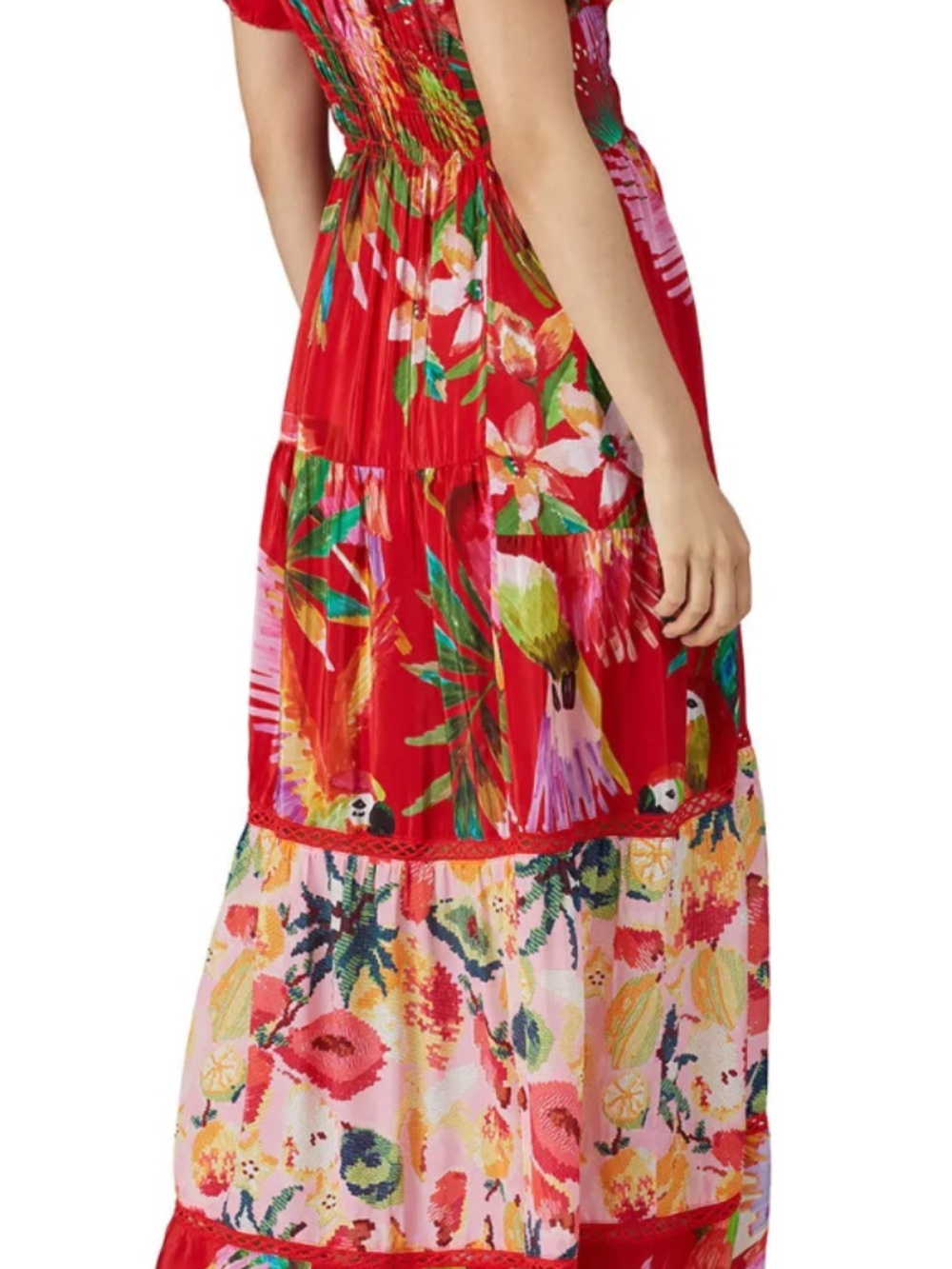 Farm Rio Macaw Red Dress - Picture 5 of 6